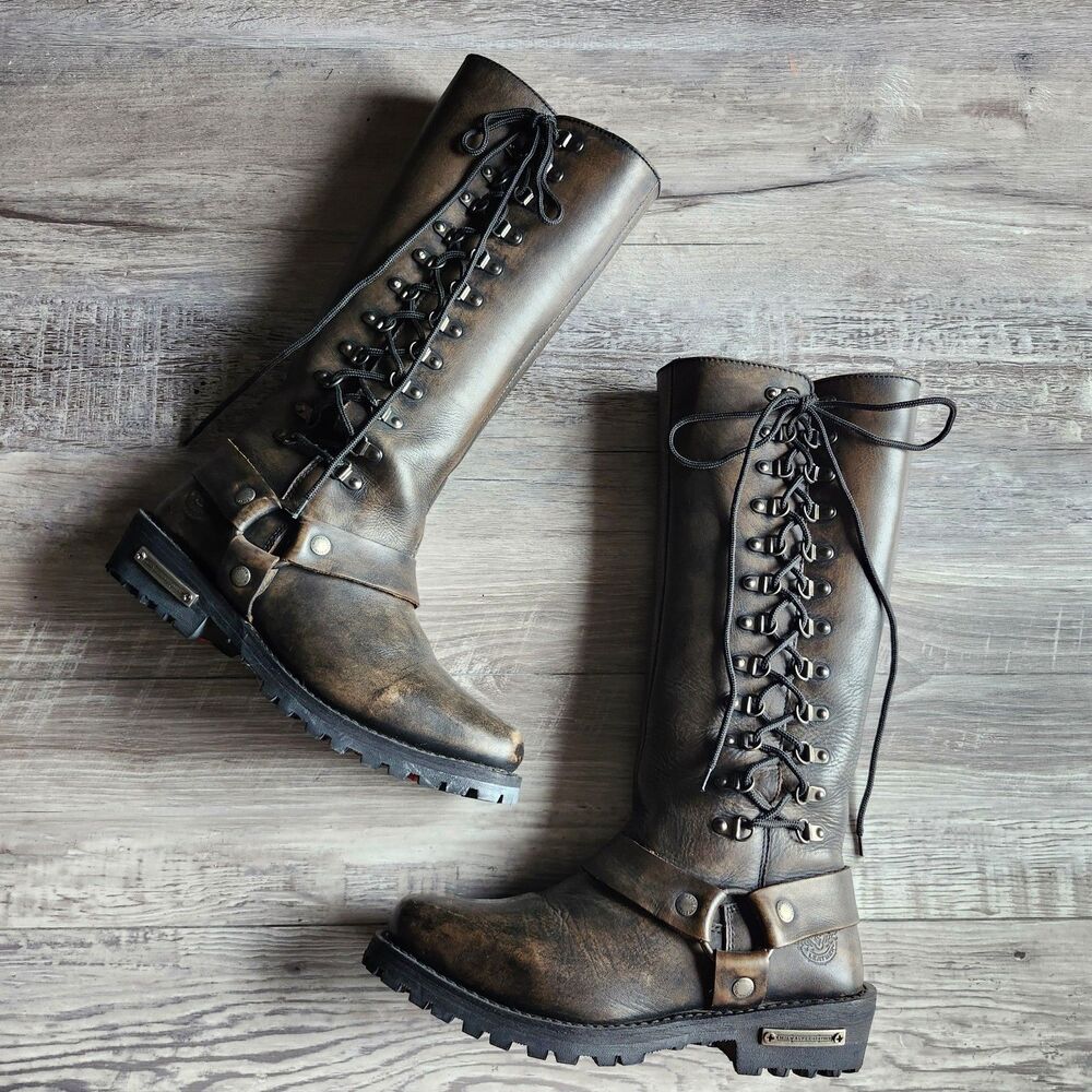 (9.5) Milwaukee Leather Motorcycle Boots